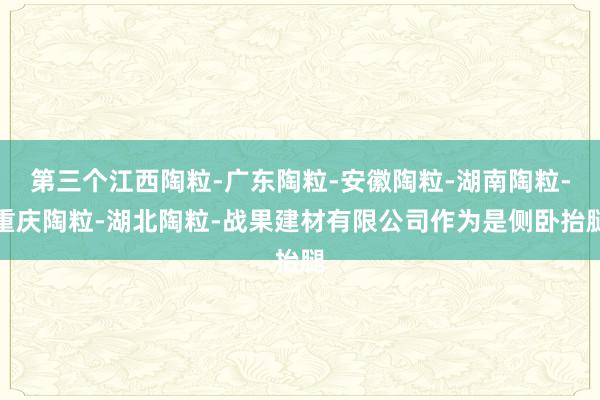 第三个江西陶粒-广东陶粒-安徽陶粒-湖南陶粒-重庆陶粒-湖北陶粒-战果建材有限公司作为是侧卧抬腿
